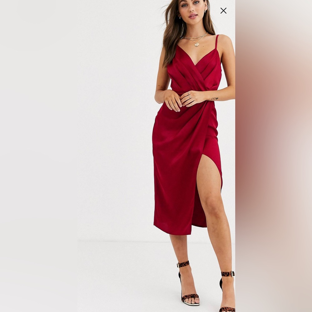 NWOT red slip dress